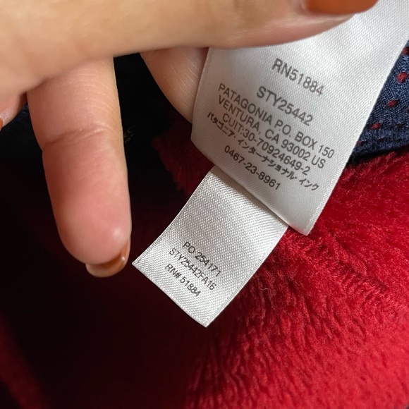 Patagonia | Women’s Re-Tool Snap Fuzzy Red Pullover Size: Medium - Picture 7 of 9